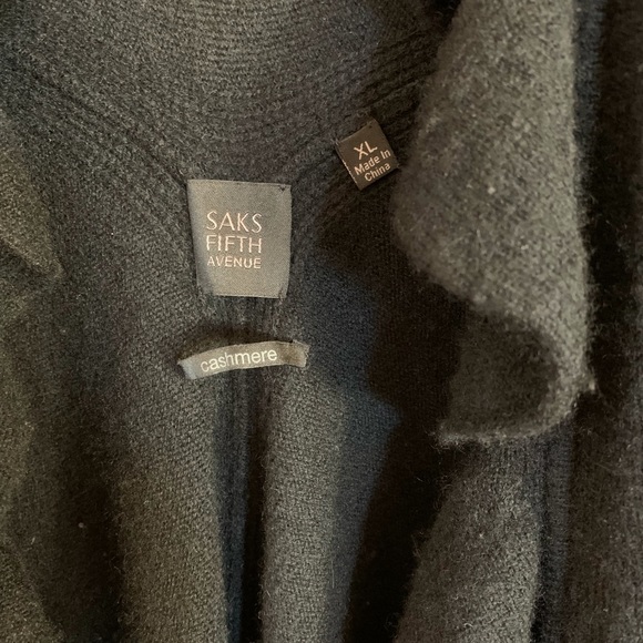 Saks Fifth Ave. 100% Cashmere shrug - Picture 6 of 6